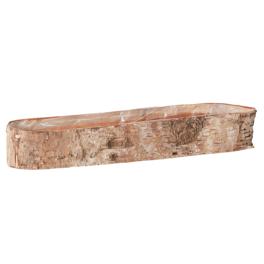 Rounded Birch Trough 23.25"x 4.75"x 3.75"