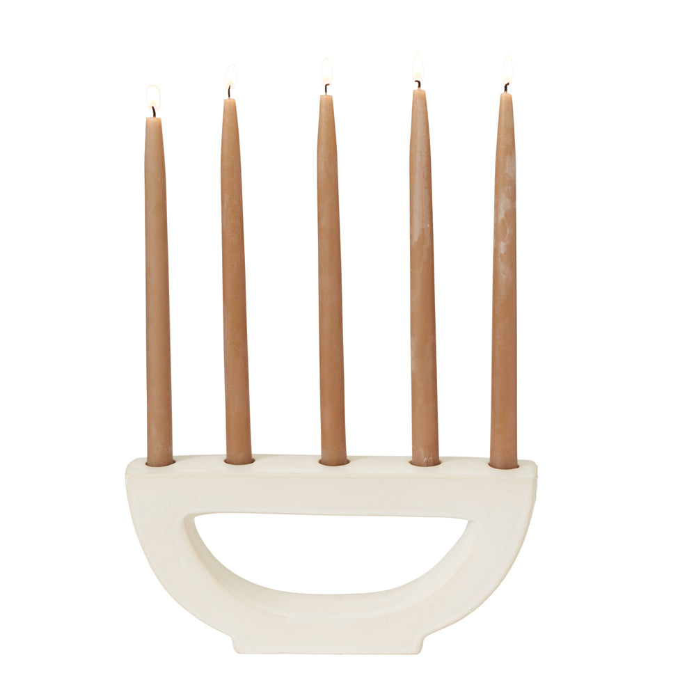 Halfmoon Candelabra 12"x 2"x 5.75"