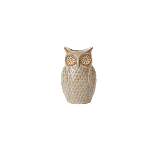 Great Grey Owl Budvase 4"x 3.5"x 6.25"
