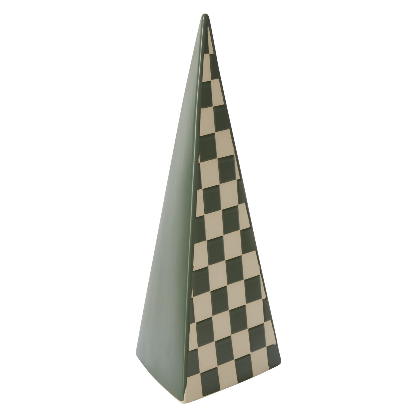 Checker Tree Figurine Green 5.75"x 14"