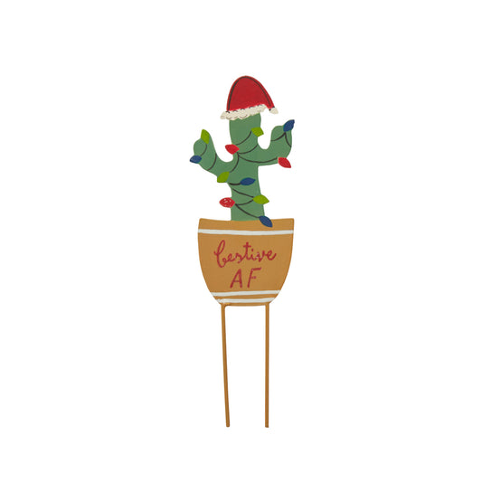 Funky Holiday Plant Stick 2.25"x 7.25"