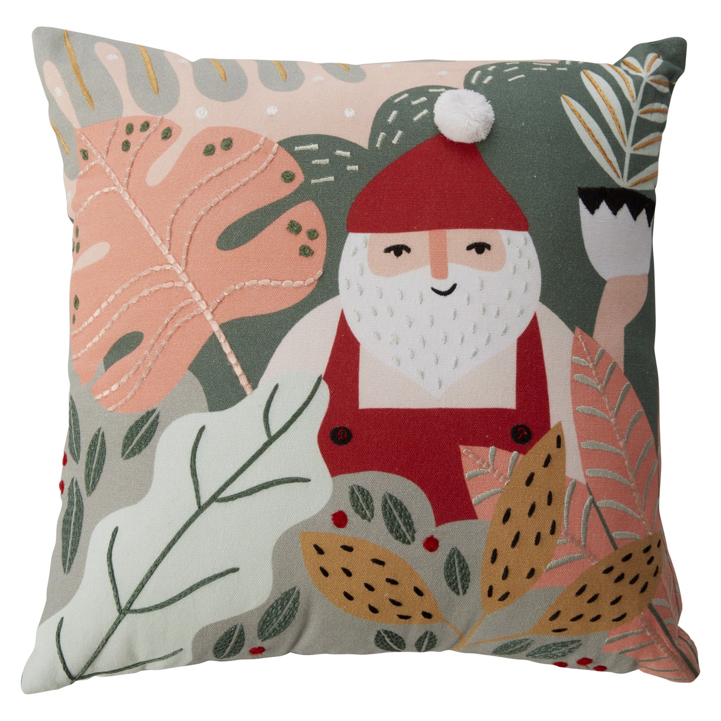 Proud Plant Santa Pillow 16"x 16"