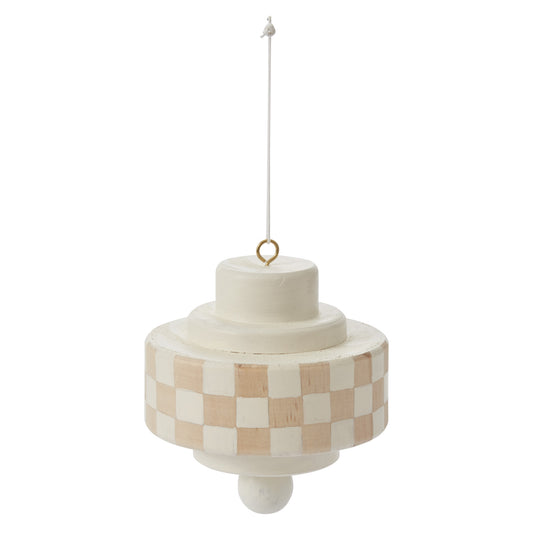 Breda Ornament White 3.75"x4"