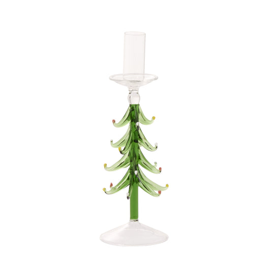 Fir tree Candleholder 3.25"x 9.5"