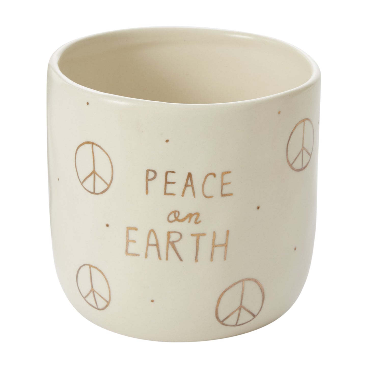 Peace on Earth Pot 5.25"x 5"