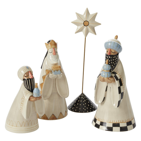 Three Kings Figurines Set of 4 - 7"/8.5"/9.5"/11.5"