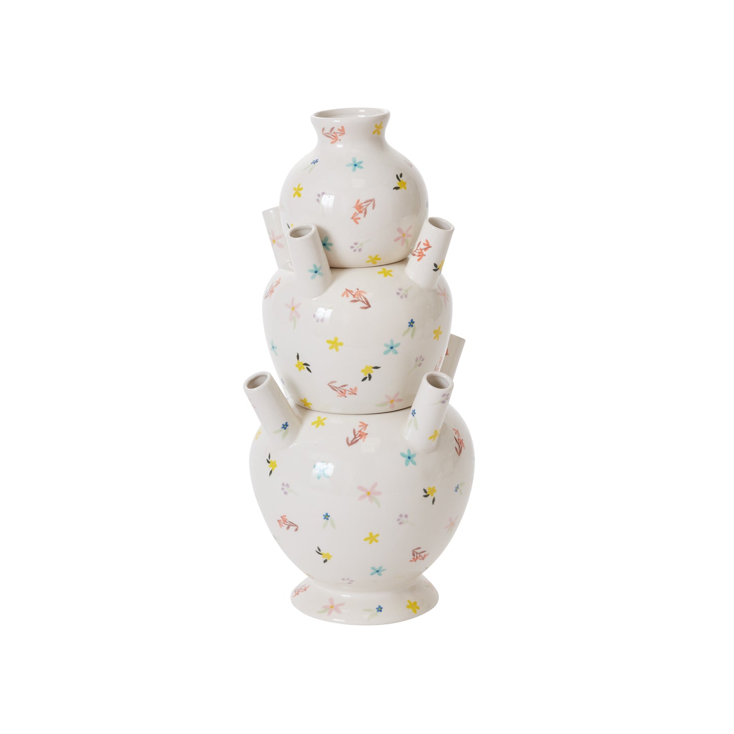 Ditsy Tulipiere Vase 8"x 18"