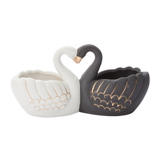 Love Birds Pot 10"x 3.5"x 5"