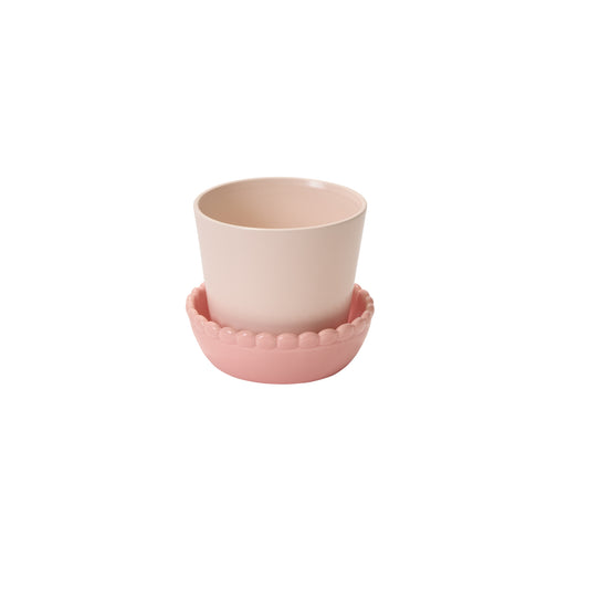 Springvale Pot with Saucer 5.5"x 5"