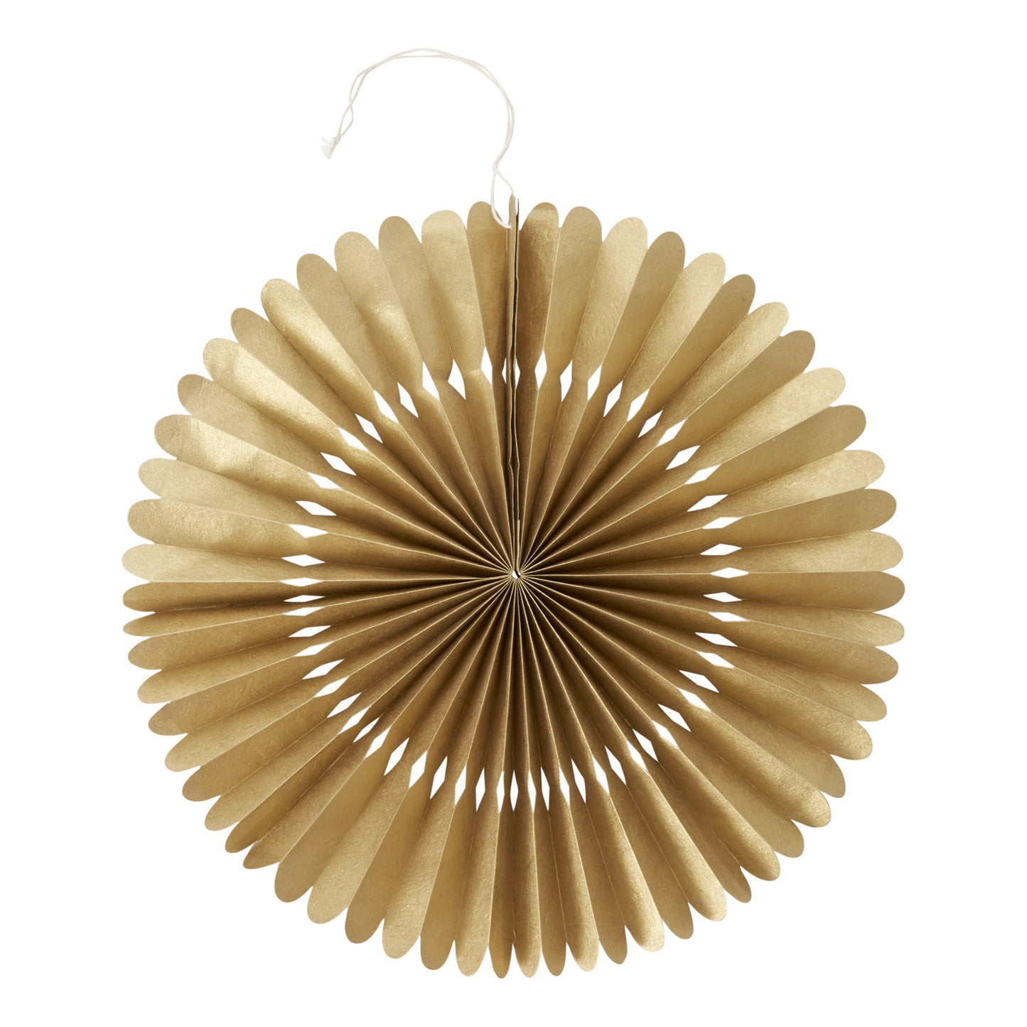 Burnished Paper Fan Solid 16"