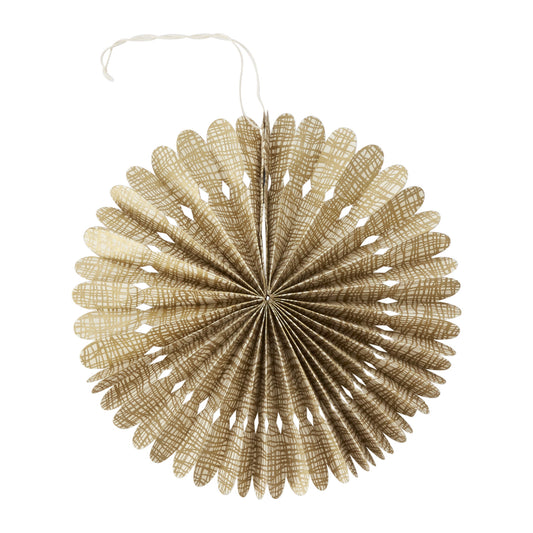 Burnished Paper Fan Grid 12"