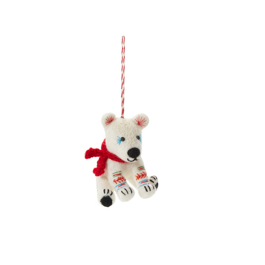 Fairisle Friends Ornament 2.5"x 3"x 3.25"