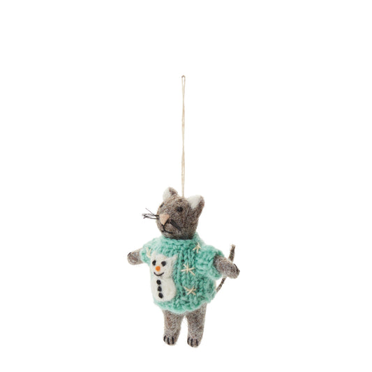 Ugly Sweater Ornament 3.5"x 1.25"x 4"