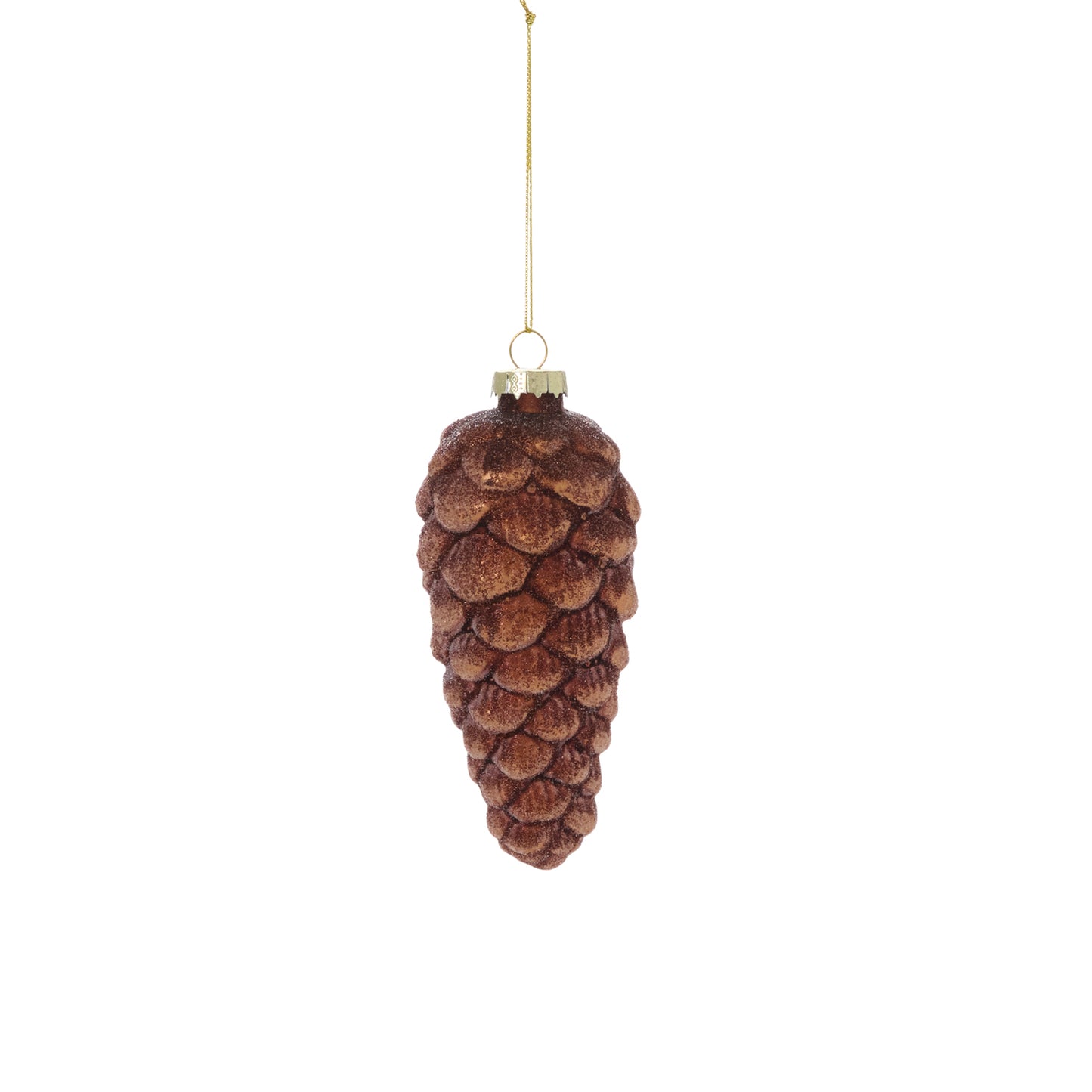 Frosted Pinecone Ornament 2"x 4.5"