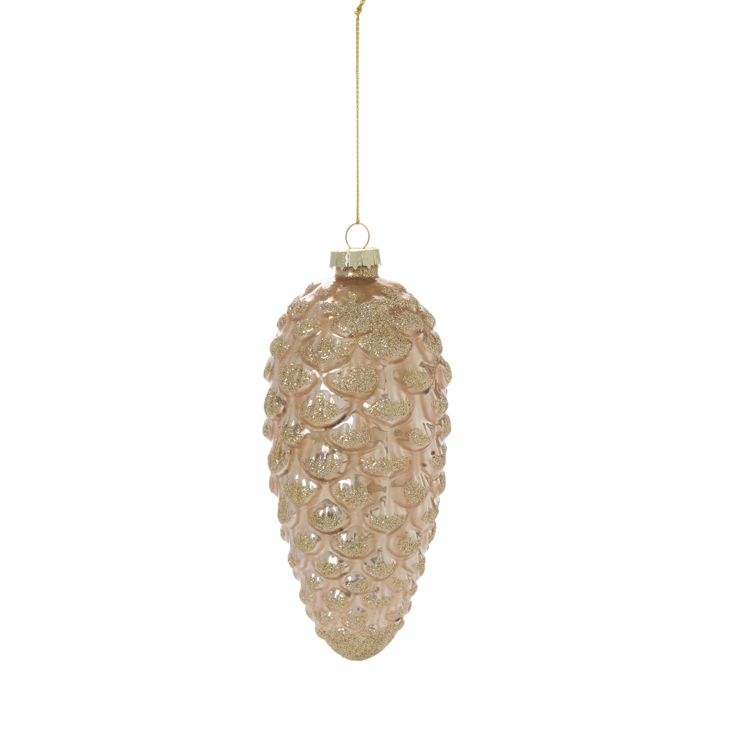 Frosted Pinecone Ornament 2.5"x 5.5"