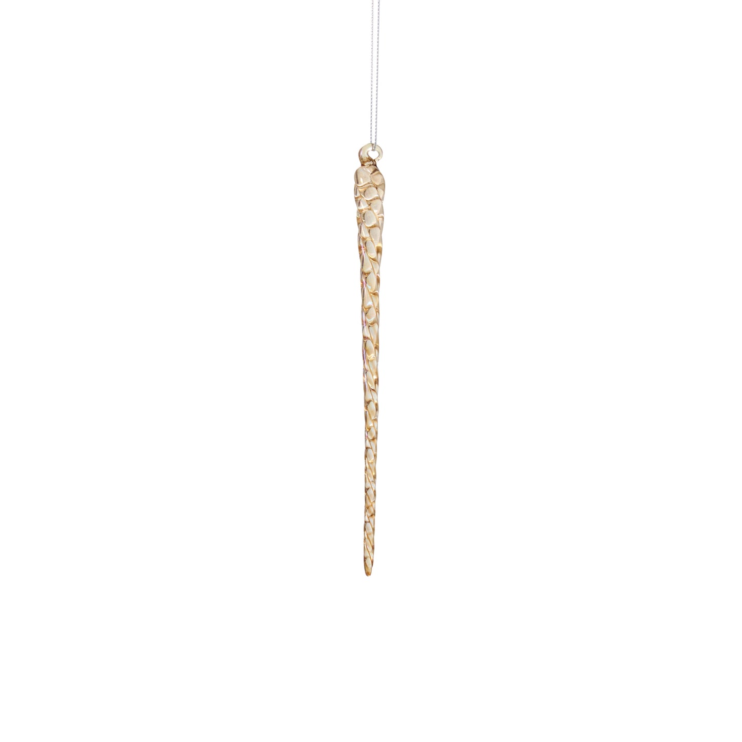 Twist Icicle Ornament 0.5"x 7.5"