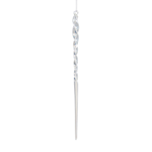 Twist Icicle Ornament 0.75"x 11.5"
