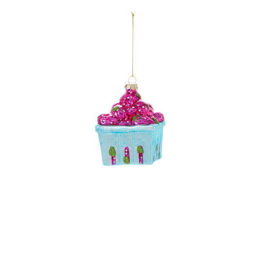 Berry Basket Ornament 2.75"x 3.25"