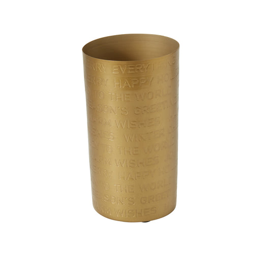 Cheerful Tidings Vase 4.25"x 8"