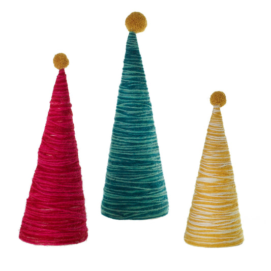 Peace Topper Tree Set of 3 - 4"x 12.5"