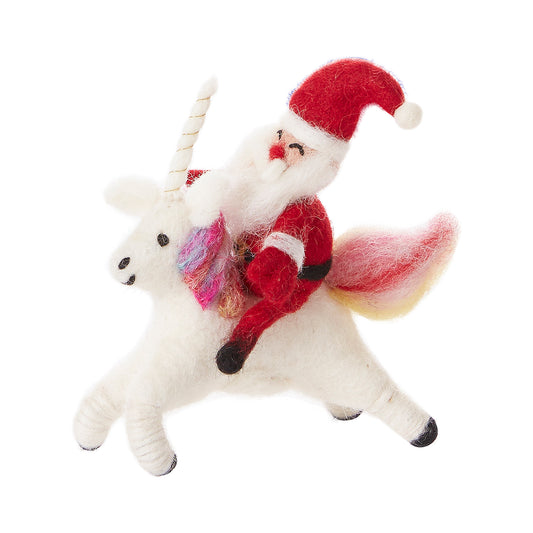Fantastic Santa Ornament 4"x 2.75"x 5"