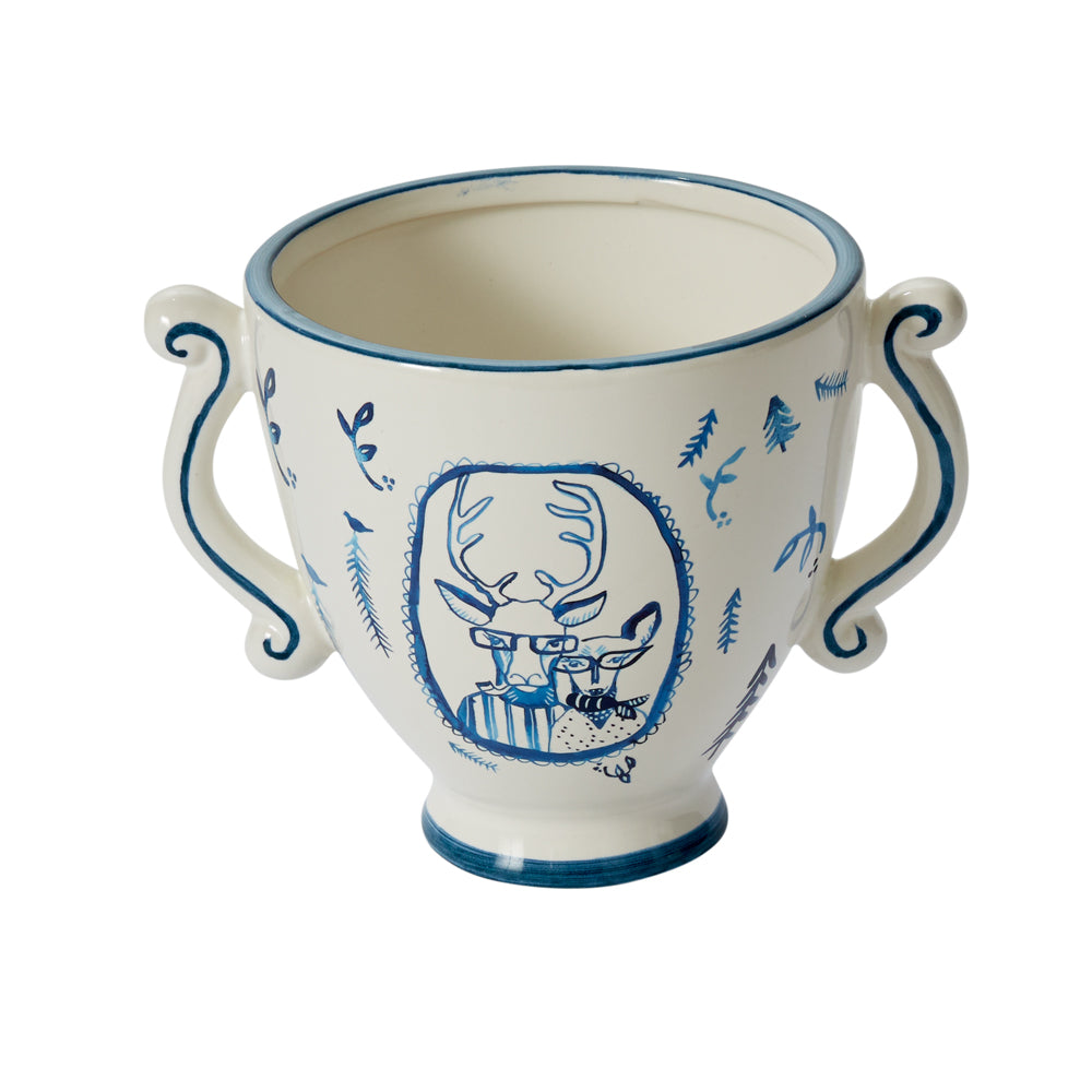 E+E Portrait Pot Frankie and Margie 7.75"x 6"x 6"