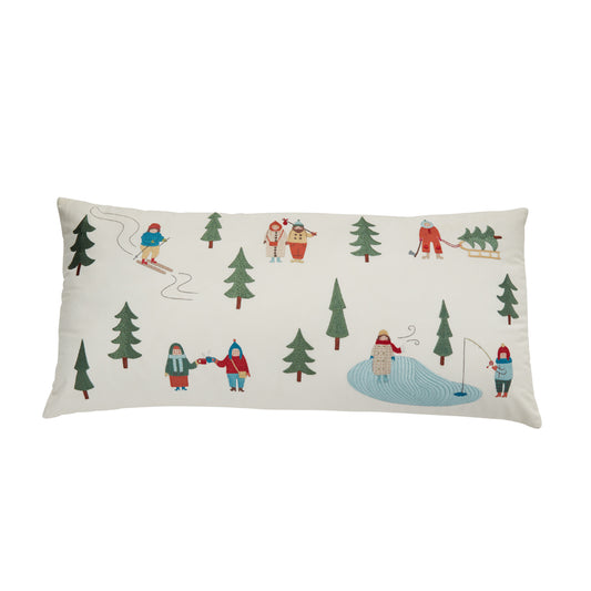 Villagers Pillow 30"x 14"
