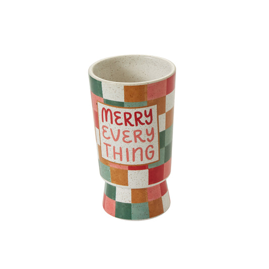 Merry Everything Vase 4"x 7"