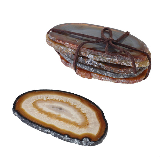 Agate Slices Pack of 6 - 2"/4"
