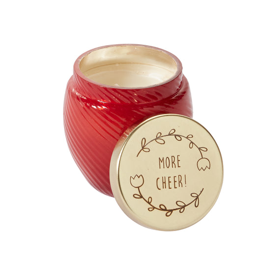 Holiday Cheer Candle 3"x 3.25"