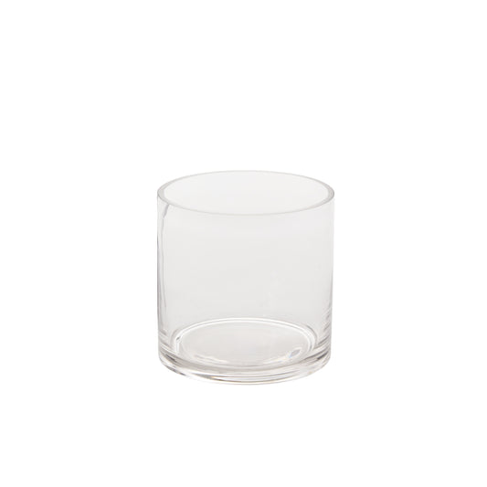 Clear Cylinder Vase 5"x 5"