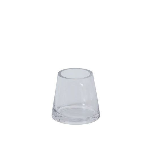 Fat Pyramid Vase 5.5"x 5"