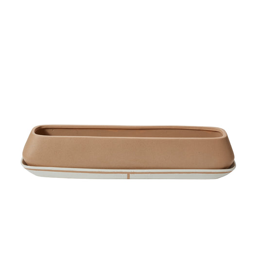 Dublin Planter with Saucer 24.5"x 6"x 5"