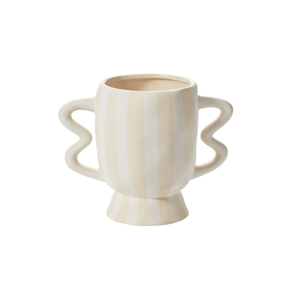 Akimbo Footed Pot 8.75"x 4.75"x 6.75"