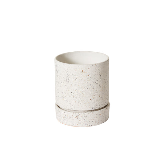 Nisha Pot with Saucer 5"x 5.75"