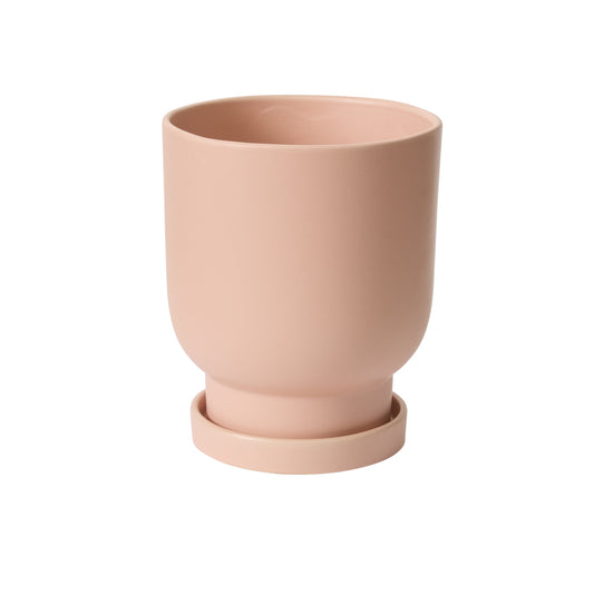 Tarrytown Pot with Saucer 7"x 8.25"