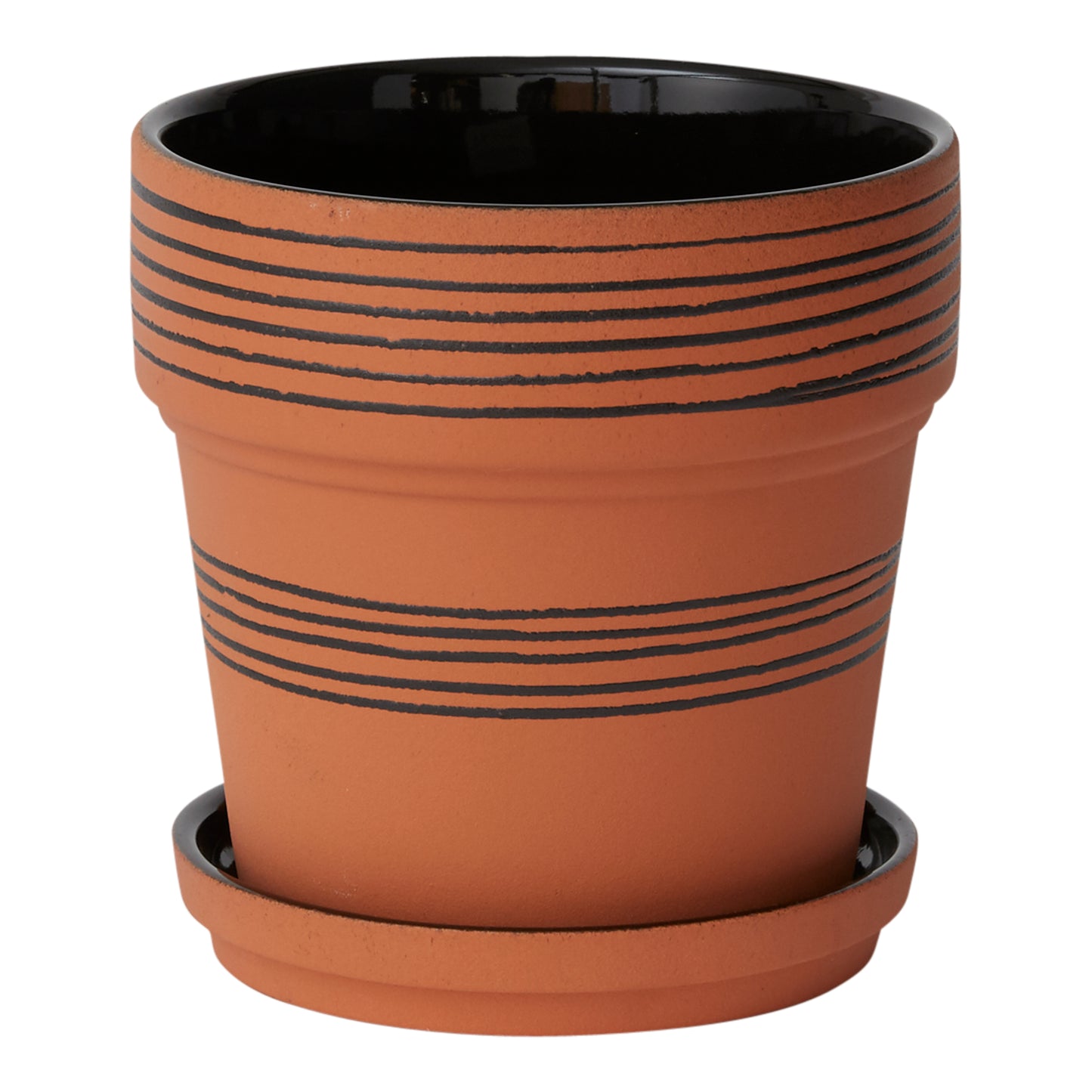 Herati Pot with Saucer with Saucer 6.5"x 6.5"