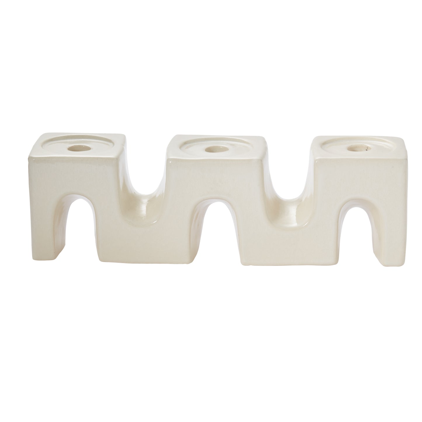 Trestle Candleholder 14.75"x 3.75"x 4.25"