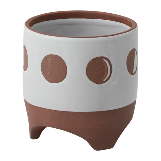 Solar Footed Pot 5.25"x 5.5"