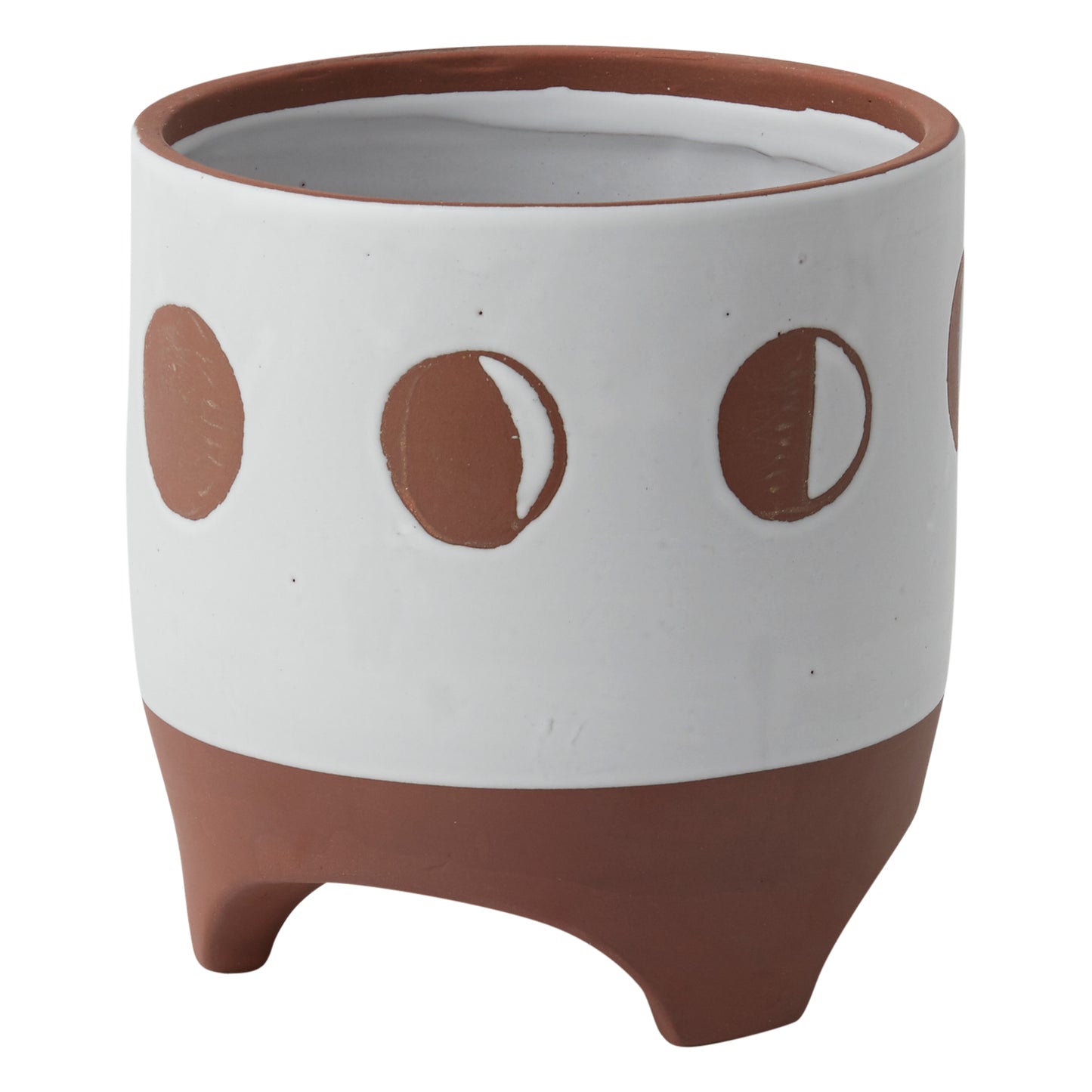 Solar Footed Pot 7.5"x 7.75"