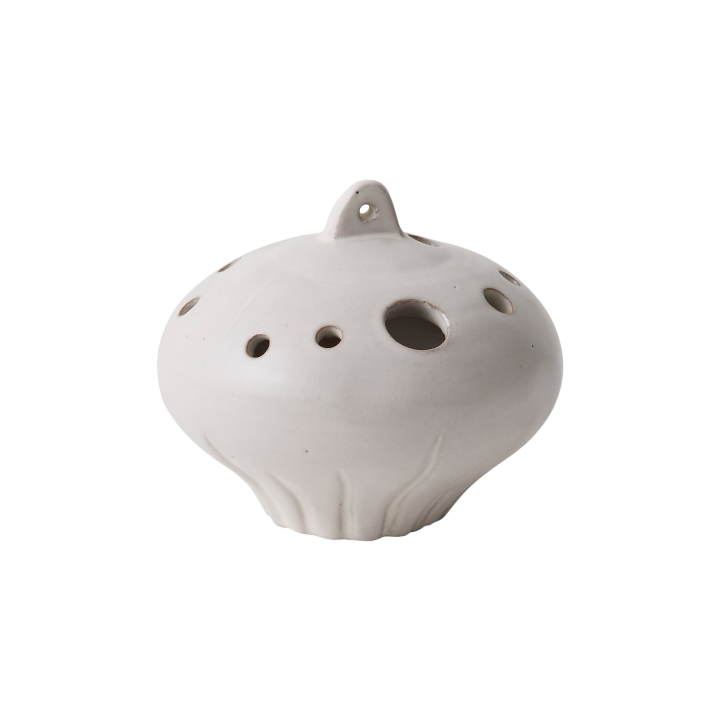 Lotus Flower Frog Budvase 5"x 4.25"