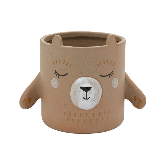 Mama Bear Hug Pot 7.75"x 5.5"x 6"