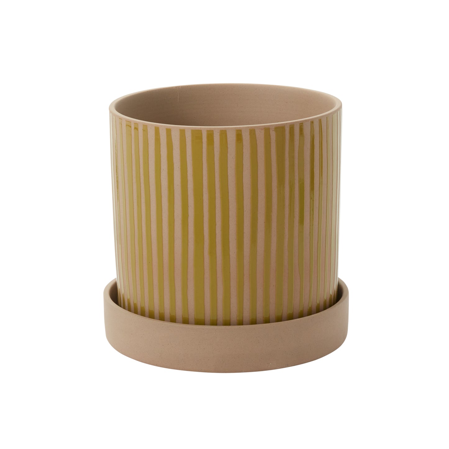 Sullivan Pot with Saucer 11.25"x 10.5"