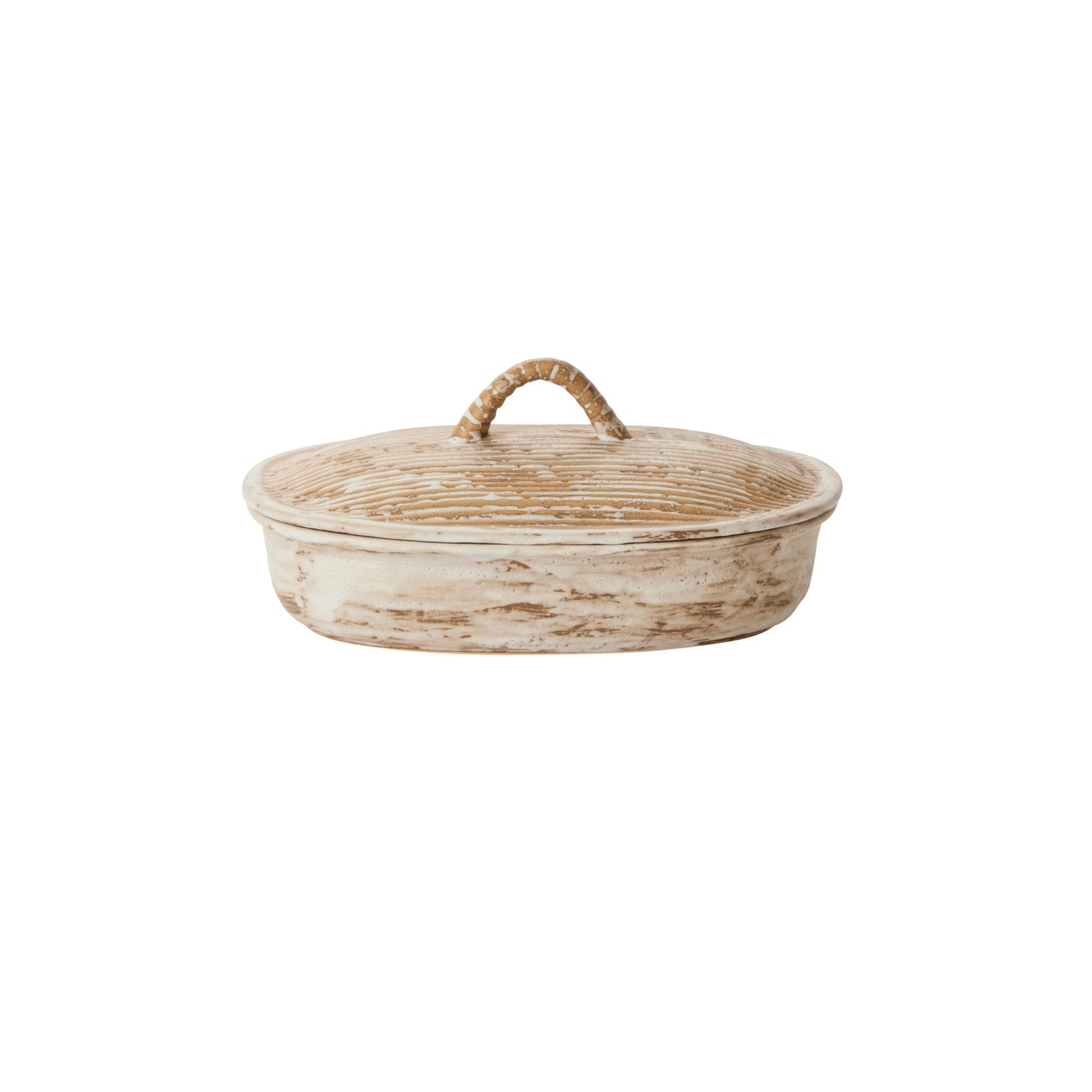 Sycamore Lidded Dish 12.25"x 8.5"x 5.5"