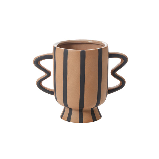 Akimbo Footed Pot 8.75"x 4.75"x 6.75"