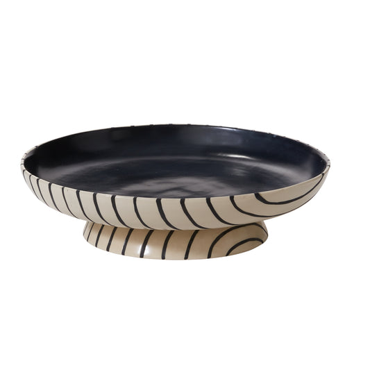 Contour Footed Bowl 14"x 3.75"