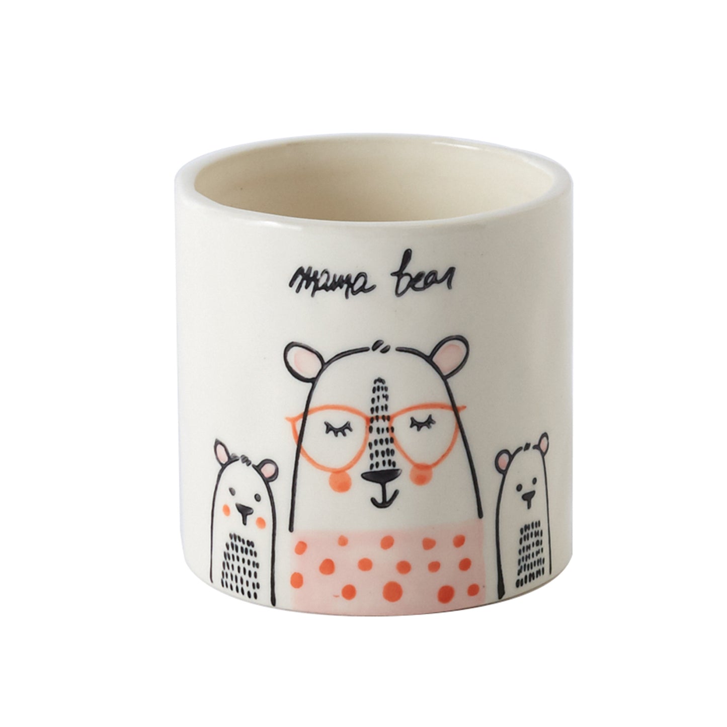 Mama Bear Pot 3"x 3"
