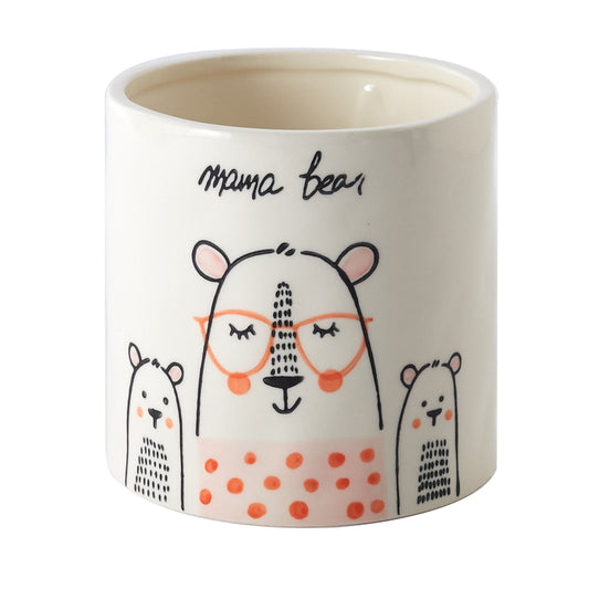 Mama Bear Pot 4.25"x 4.25"