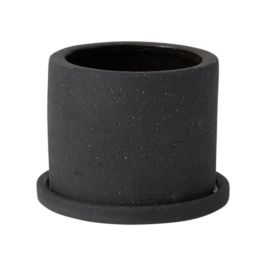 Easton Pot with Saucer 5"x 3.5"