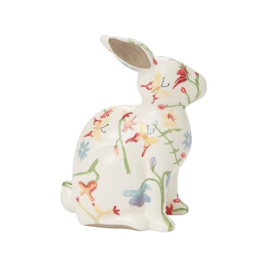 Flower Fields Bunny Figurine 5.75"x 3.25"x 8.75"